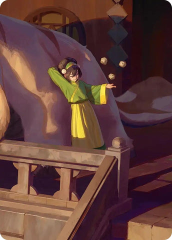 Image for Toph, Greatest Earthbender Art Card [Avatar: The Last Airbender] - Magic: The Gathering
