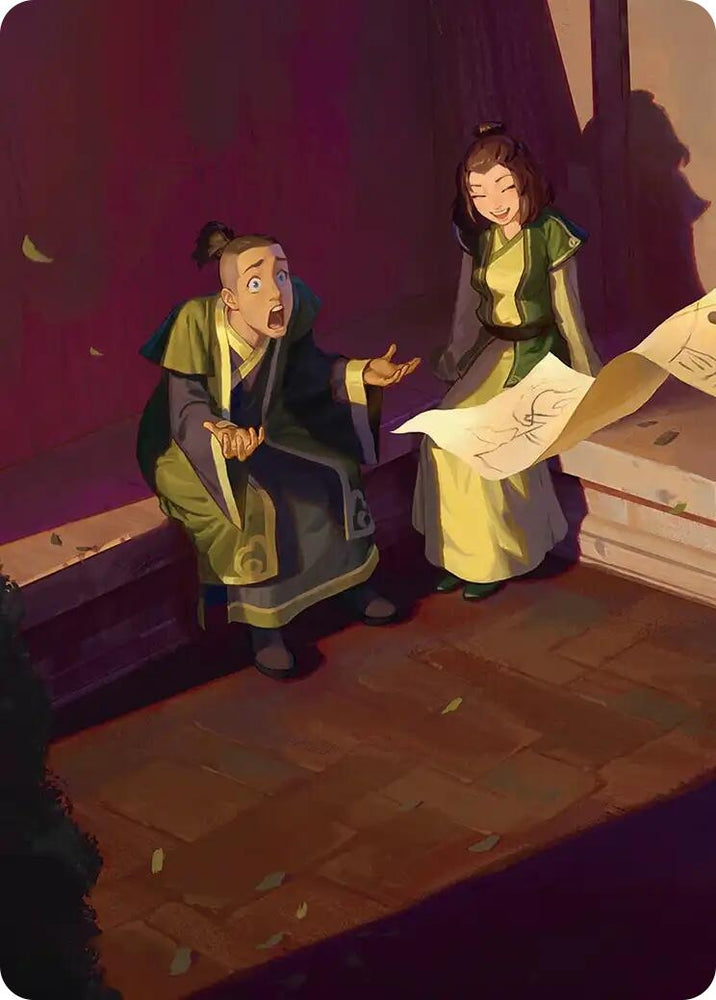 Image for Sokka and Suki Art Card [Avatar: The Last Airbender] - Magic: The Gathering