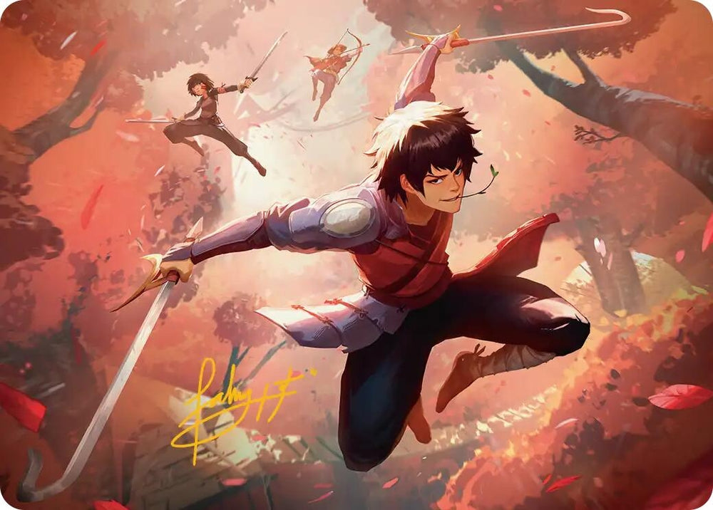 Image for Jet, Freedom Fighter Art Card (Gold-Stamped Signature) (22) [Avatar: The Last Airbender] - Magic: The Gathering