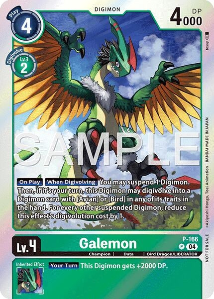 Image for Galemon (Event Pack 8) (P-166 P) [Limited Card Pack -Billion Bullet-] - Digimon Card Game
