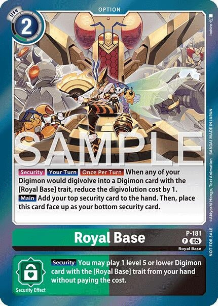 Image for Royal Base (Event Pack 8) (P-181 P) [Digimon Promotion Cards] - Digimon Card Game