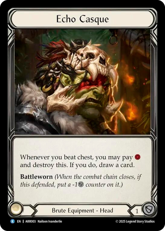 Image for Echo Casque (ARR003) [Armory Deck: Rhinar] - Flesh and Blood TCG