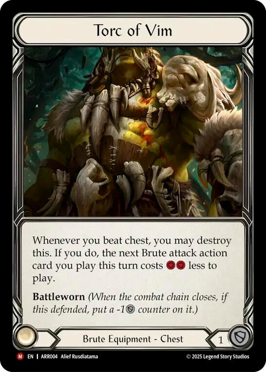 Image for Torc of Vim (ARR004) [Armory Deck: Rhinar] - Flesh and Blood TCG
