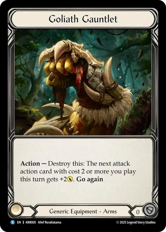 Image for Goliath Gauntlet (ARR005) [Armory Deck: Rhinar] - Flesh and Blood TCG
