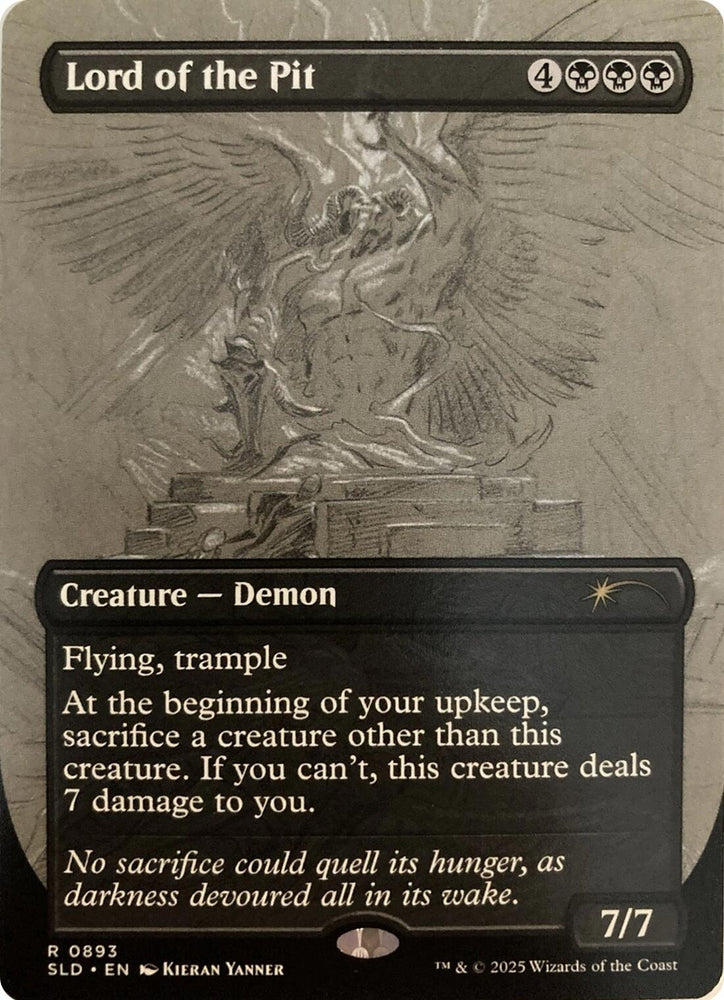 Image for Lord of the Pit (Sketch Showcase) (893) [Secret Lair Drop Series] - Magic: The Gathering