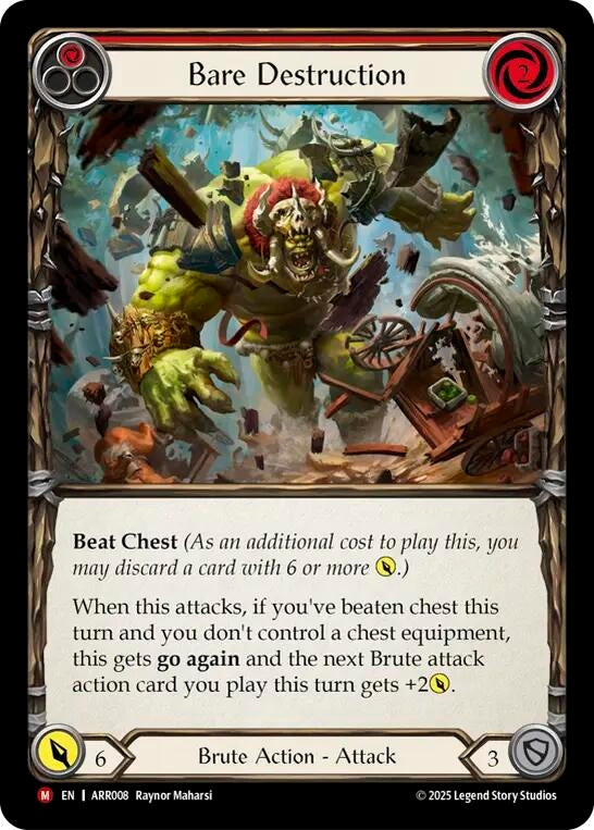 Image for Bare Destruction (ARR008) [Armory Deck: Rhinar] - Flesh and Blood TCG