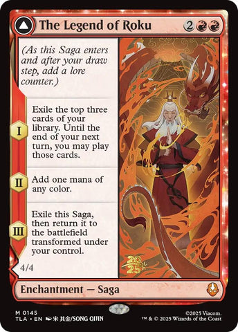 Image for The Legend of Roku (145) [Prerelease Cards] - Magic: The Gathering