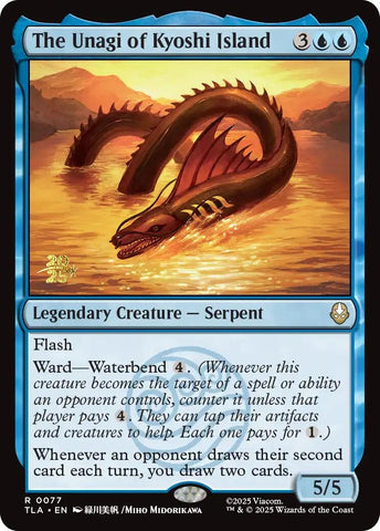 Image for The Unagi of Kyoshi Island (77) [Prerelease Cards] - Magic: The Gathering