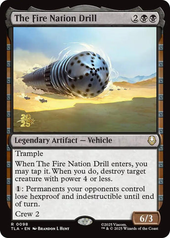 Image for The Fire Nation Drill (98) [Prerelease Cards] - Magic: The Gathering