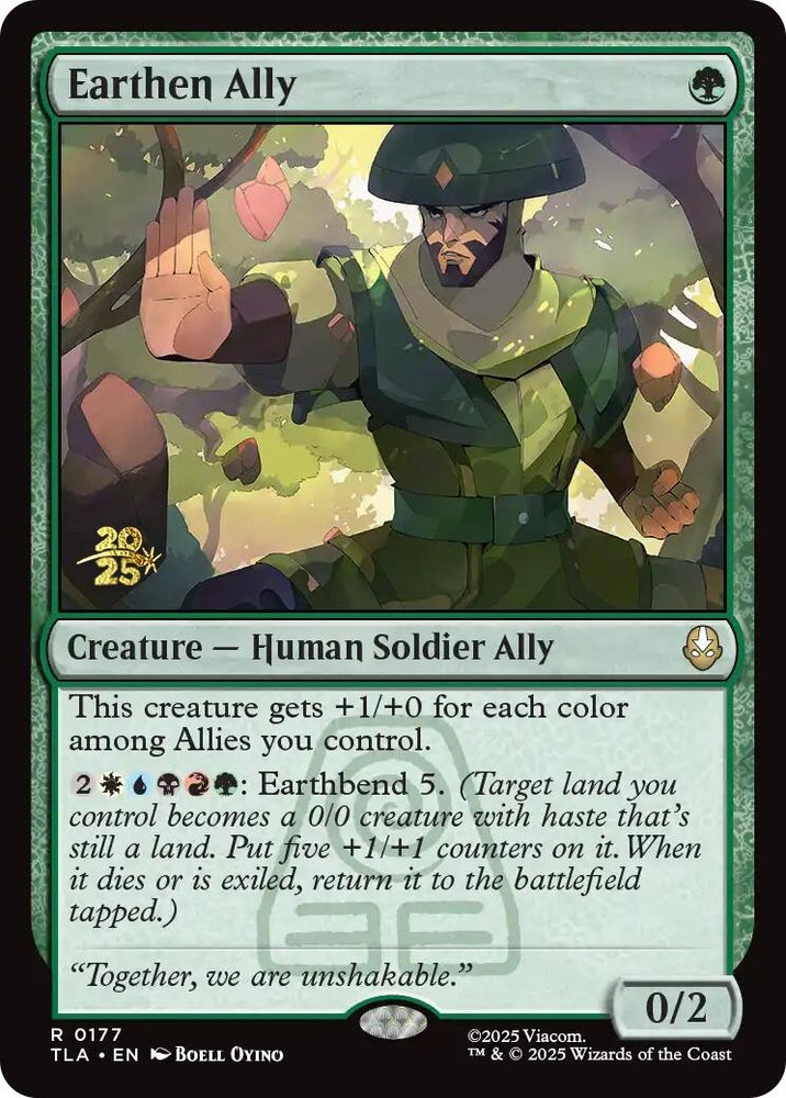 Image for Earthen Ally (177) [Prerelease Cards] - Magic: The Gathering