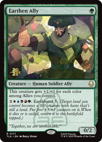 Image for Earthen Ally (177) [Prerelease Cards] - Magic: The Gathering