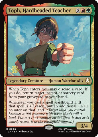 Image for Toph, Hardheaded Teacher (246) [Prerelease Cards] - Magic: The Gathering
