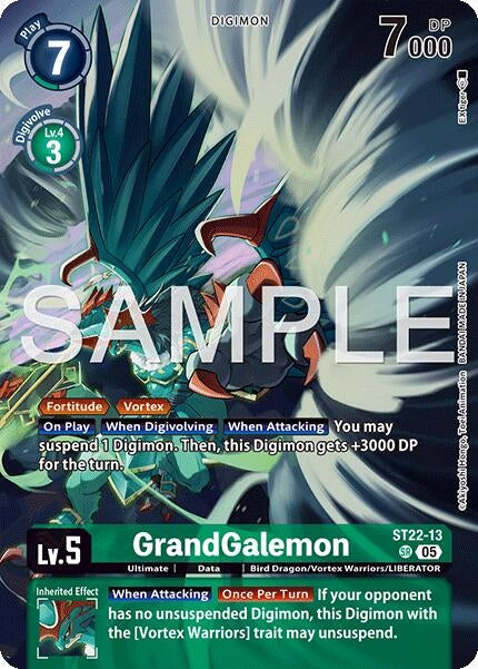 Image for GrandGalemon (ST22-13 SR) [Starter Deck 22: Amethyst Mandala Advanced Deck Set] - Digimon Card Game