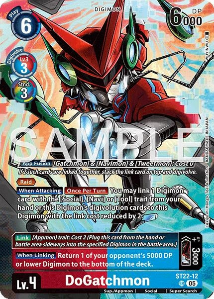 Image for DoGatchmon (ST22-12 SR) [Starter Deck 22: Amethyst Mandala Advanced Deck Set] - Digimon Card Game