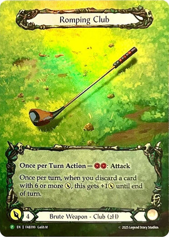 Image for Romping Club - FAB399 (FAB399) [Flesh and Blood: Promo Cards] - Flesh and Blood TCG