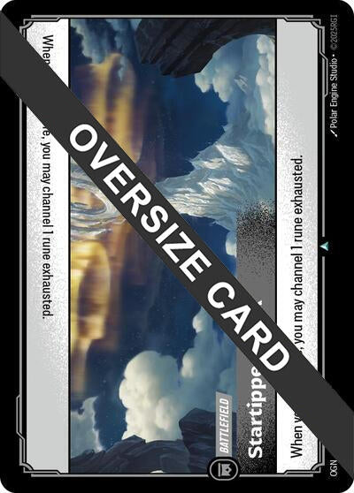 Image for Startipped Peak (Oversized) (288/298) [Origins: Proving Grounds] - Riftbound: League of Legends Trading Card Game