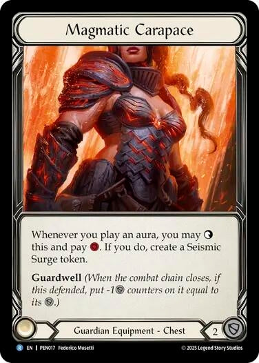 Image for Magmatic Carapace (PEN017) [Compendium of Rathe] - Flesh and Blood TCG