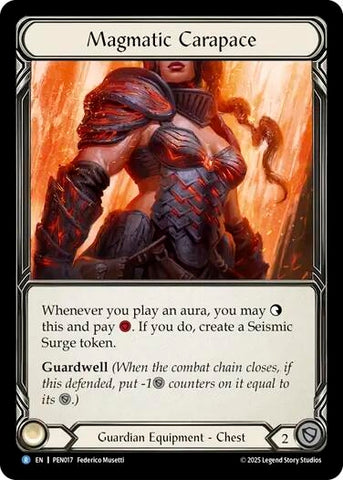 Image for Magmatic Carapace (PEN017) [Compendium of Rathe] - Flesh and Blood TCG