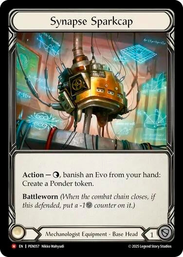 Image for Synapse Sparkcap (PEN057) [Compendium of Rathe] - Flesh and Blood TCG