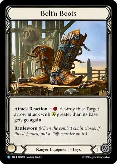 Image for Bolt'n Boots (PEN082) [Compendium of Rathe] - Flesh and Blood TCG