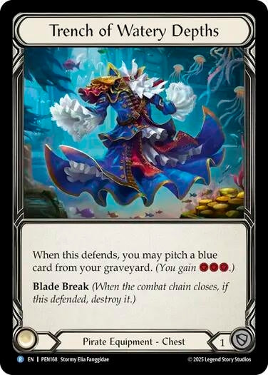 Image for Trench of Watery Depths (PEN168) [Compendium of Rathe] - Flesh and Blood TCG