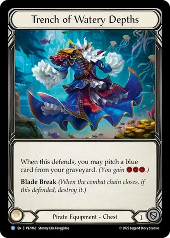 Image for Trench of Watery Depths (PEN168) [Compendium of Rathe] - Flesh and Blood TCG