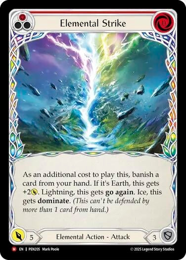 Image for Elemental Strike (PEN205) [Compendium of Rathe] - Flesh and Blood TCG