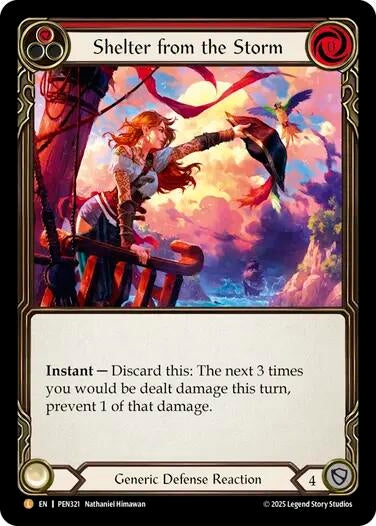 Image for Shelter from the Storm (PEN321) [Compendium of Rathe] - Flesh and Blood TCG