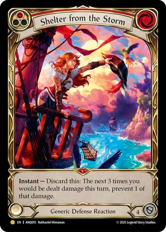 Image for Shelter from the Storm (ANQ010) [Compendium of Rathe - Antiquity Pack] - Flesh and Blood TCG