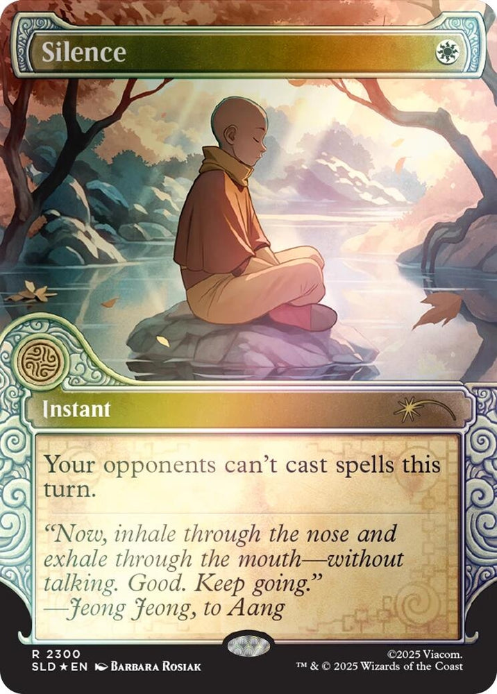 Image for Silence (2300) (Rainbow Foil) (2300) [Secret Lair Drop Series] - Magic: The Gathering