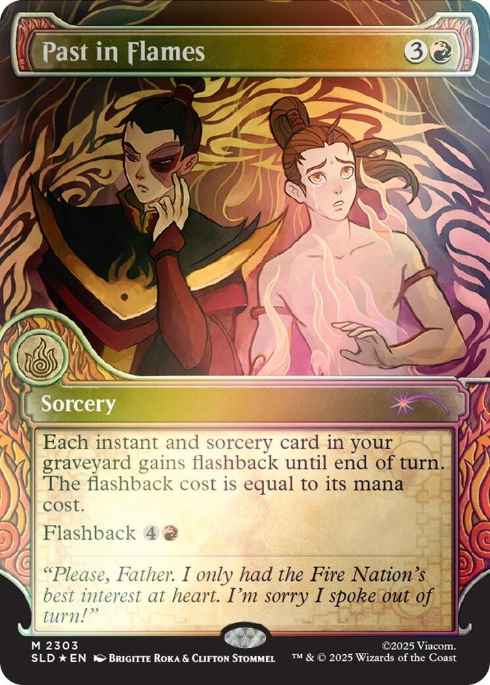 Image for Past in Flames (Rainbow Foil) (2303) [Secret Lair Drop Series] - Magic: The Gathering