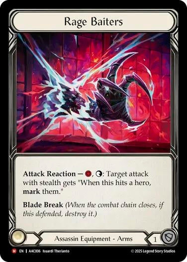 Image for Rage Baiters (AAC006) [Armory Deck: Arakni] - Flesh and Blood TCG