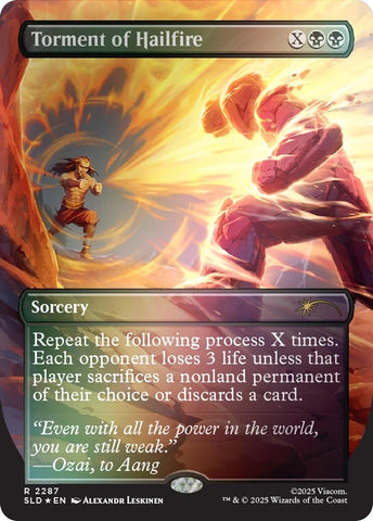 Image for Torment of Hailfire (2287) (Rainbow Foil) (2287) [Secret Lair Drop Series] - Magic: The Gathering