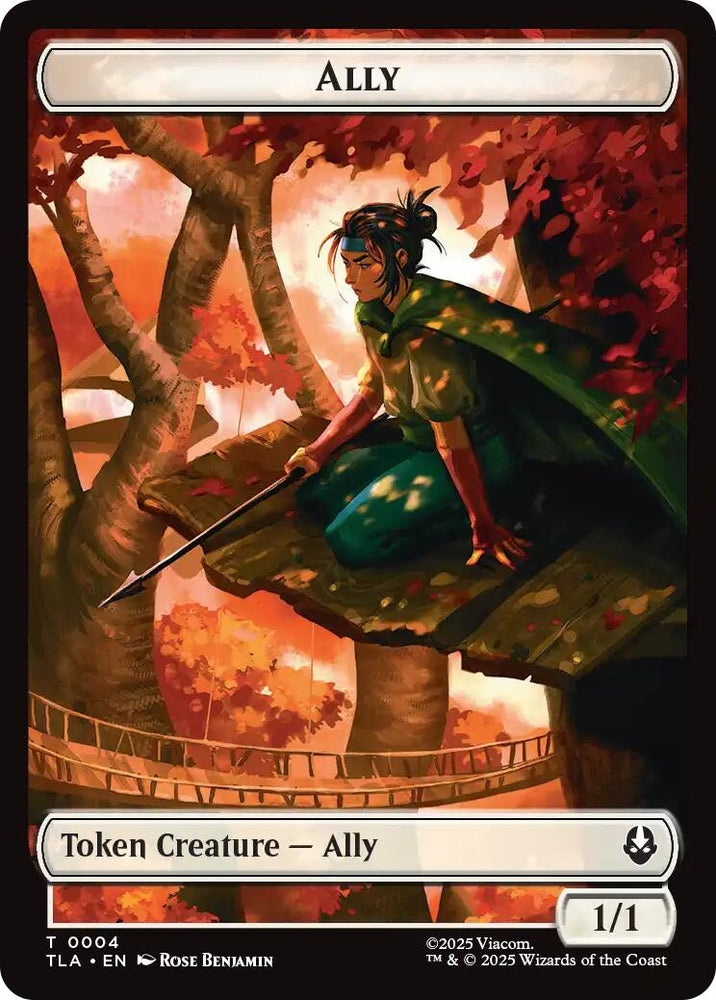 Image for Ally (0004) // Soldier (0011) Double-Sided Token (4 // 11) [Avatar: The Last Airbender] - Magic: The Gathering