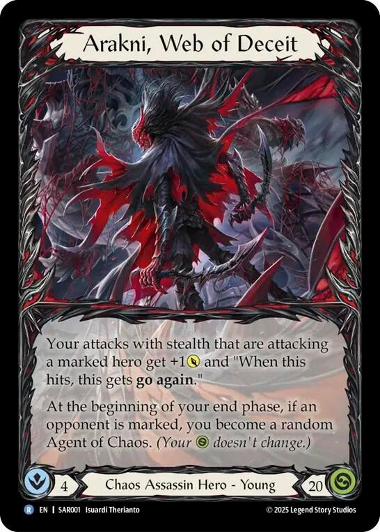 Image for Arakni, Web of Deceit (SAR001) [Silver Age Chapter 1] - Flesh and Blood TCG