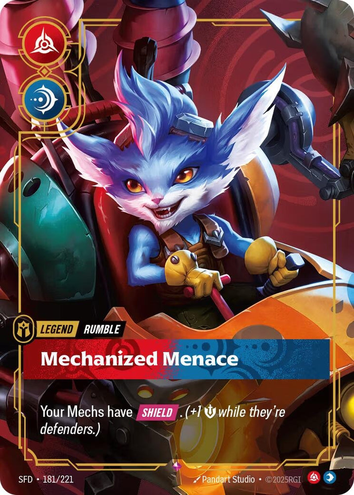 Image for Rumble - Mechanized Menace (181/221) [Spiritforged] - Riftbound: League of Legends Trading Card Game