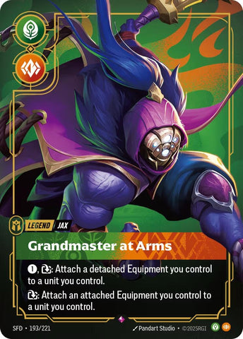 Image for Jax - Grandmaster At Arms (193/221) [Spiritforged] - Riftbound: League of Legends Trading Card Game