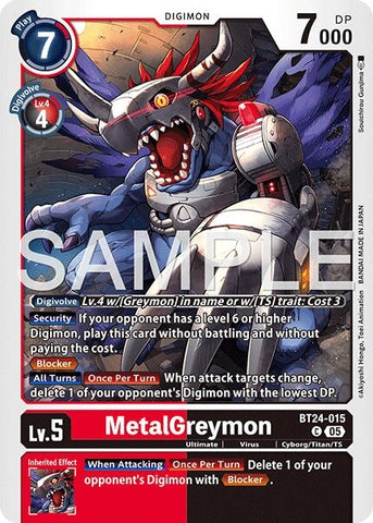 MetalGreymon (BT24-015 C) [Time Stranger]
