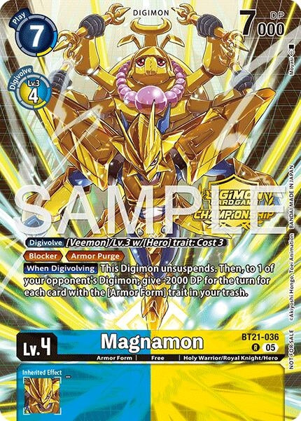 Image for Magnamon (Championship 25-26 Season 2 Tamers Pack) (BT21-036 R) [World Convergence] - Digimon Card Game