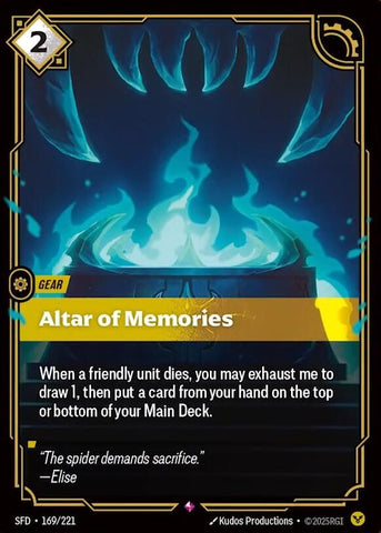 Image for Altar of Memories (169/221) [Spiritforged] - Riftbound: League of Legends Trading Card Game