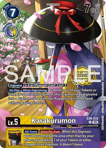 Image for Karakurumon (Championship 25-26 Season 2 Tamers Pack) (EX9-032 R) [Versus Monsters] - Digimon Card Game
