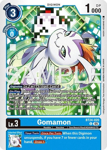 Gomamon (BT24-020 U) [Time Stranger]