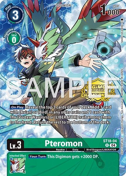 Pteromon (Championship 25-26 Season 2 Tamers Pack) (ST18-04 R) [Starter Deck 18: Guardian Vortex]