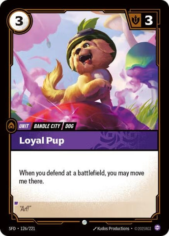 Image for Loyal Pup (126/221) [Spiritforged] - Riftbound: League of Legends Trading Card Game