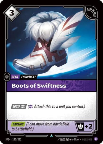 Image for Boots of Swiftness (133/221) [Spiritforged] - Riftbound: League of Legends Trading Card Game