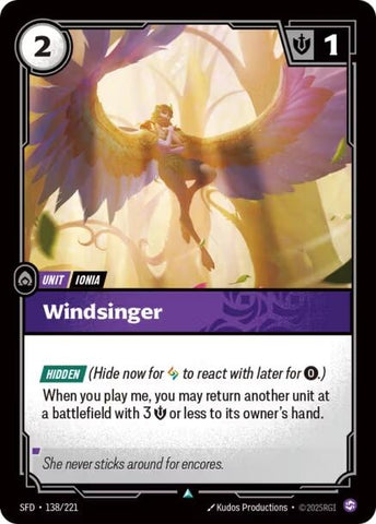 Image for Windsinger (138/221) [Spiritforged] - Riftbound: League of Legends Trading Card Game