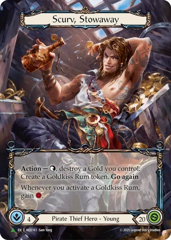 Image for Scurv, Stowaway - HER143 (HER143) [Flesh and Blood: Promo Cards] - Flesh and Blood TCG