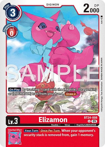 Elizamon (BT24-008 C) [Time Stranger]