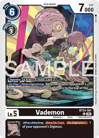Image for Vademon (BT24-061 C) [Time Stranger] - Digimon Card Game