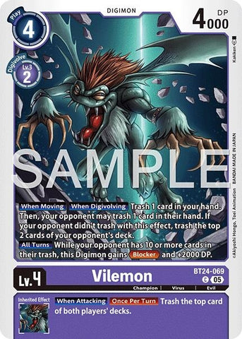 Vilemon (BT24-069 C) [Time Stranger]